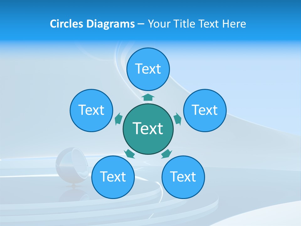 Roof Blue Hotel PowerPoint Template