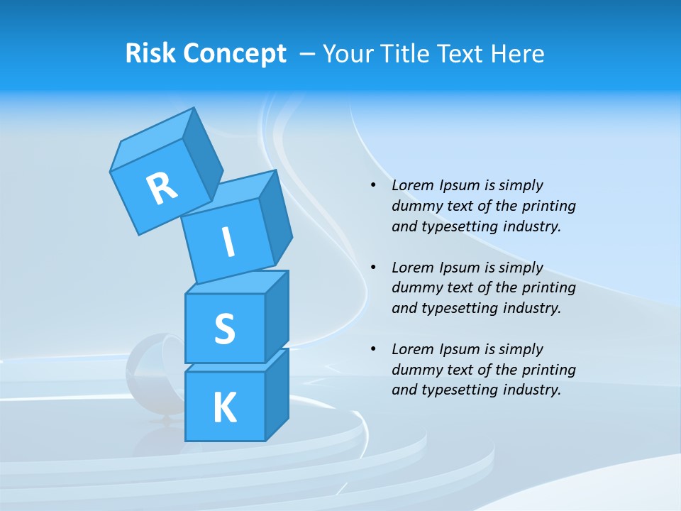 Roof Blue Hotel PowerPoint Template