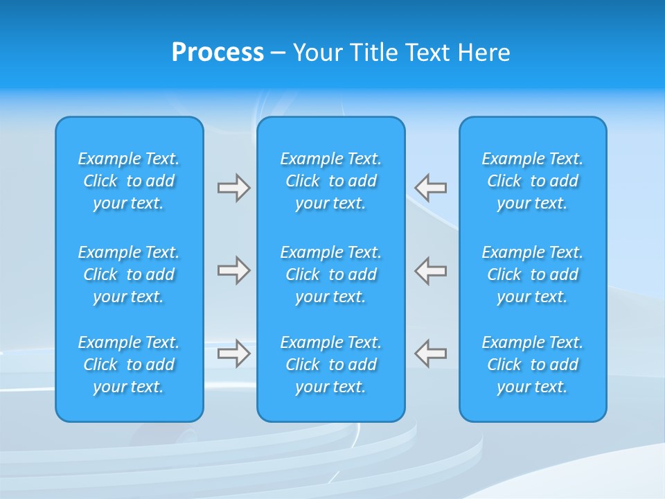 Roof Blue Hotel PowerPoint Template