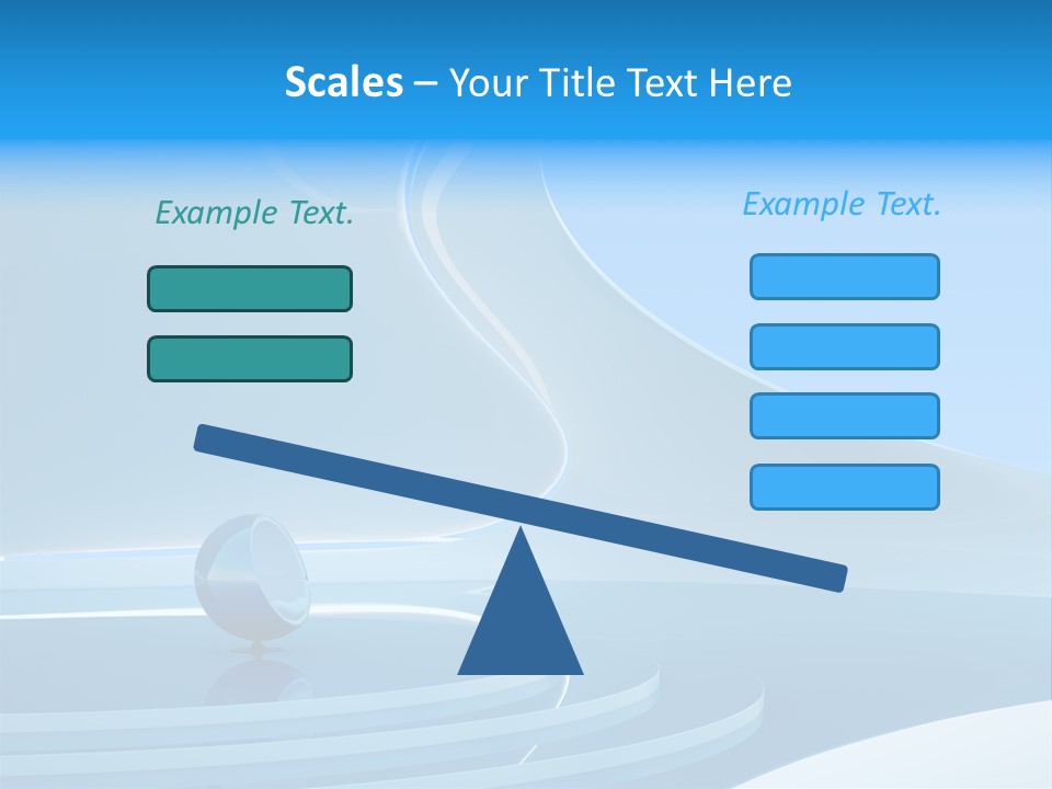 Roof Blue Hotel PowerPoint Template