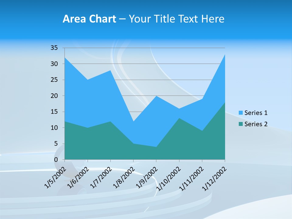 Roof Blue Hotel PowerPoint Template