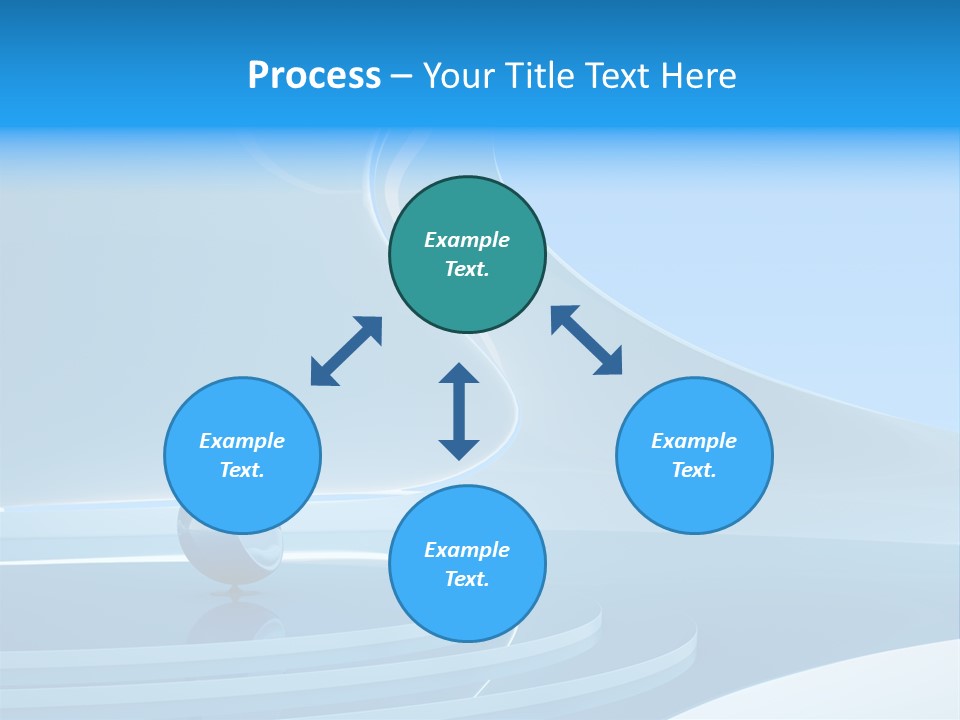 Roof Blue Hotel PowerPoint Template