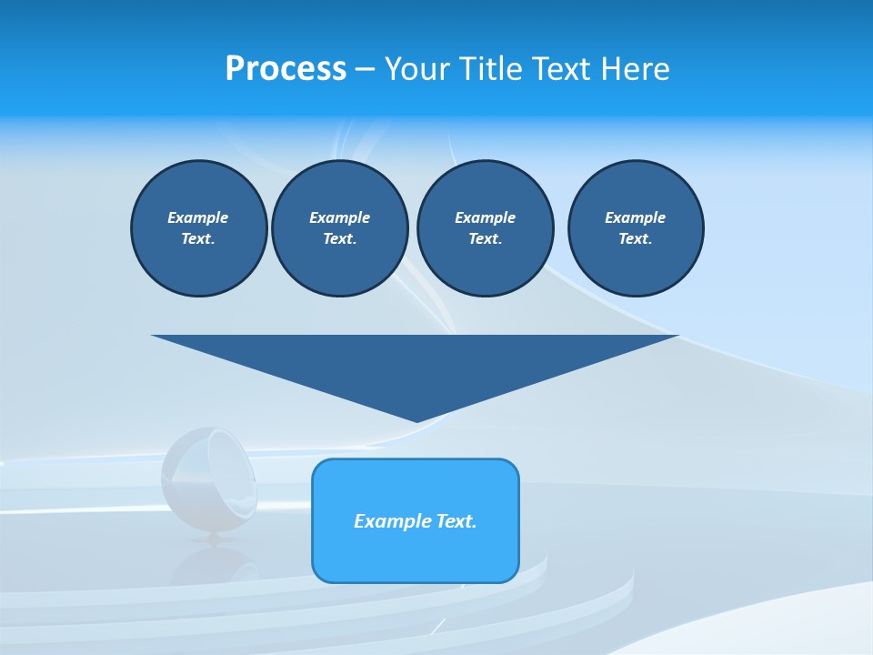 Roof Blue Hotel PowerPoint Template