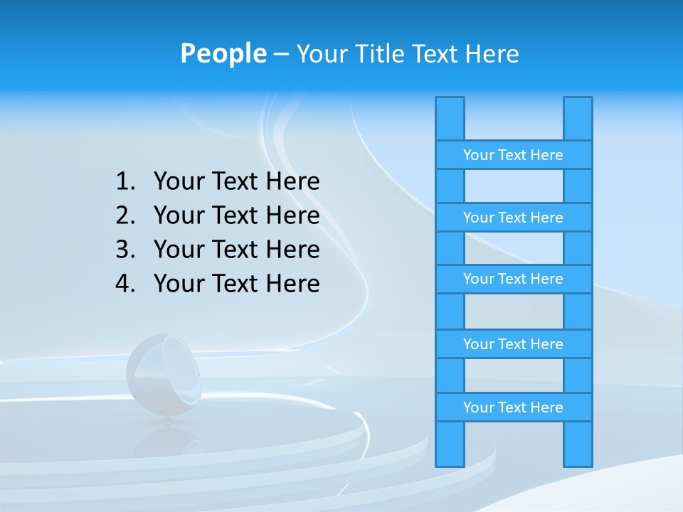 Roof Blue Hotel PowerPoint Template