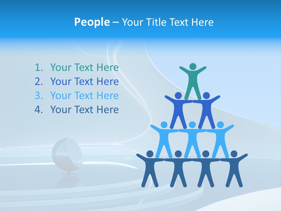 Roof Blue Hotel PowerPoint Template