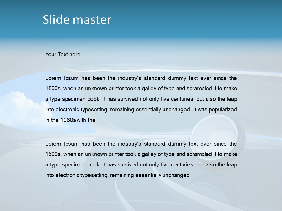 Fancy Plastic Glass PowerPoint Template