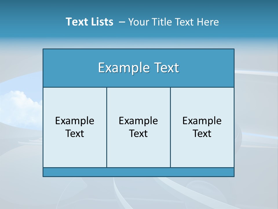 Fancy Plastic Glass PowerPoint Template