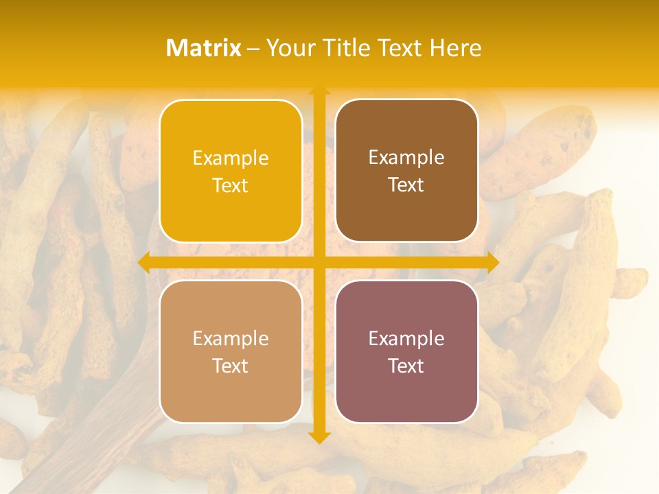 Condiment Spoon Ingredient PowerPoint Template