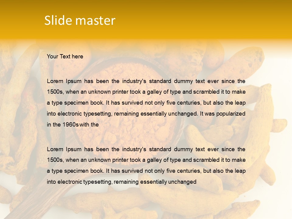 Condiment Spoon Ingredient PowerPoint Template