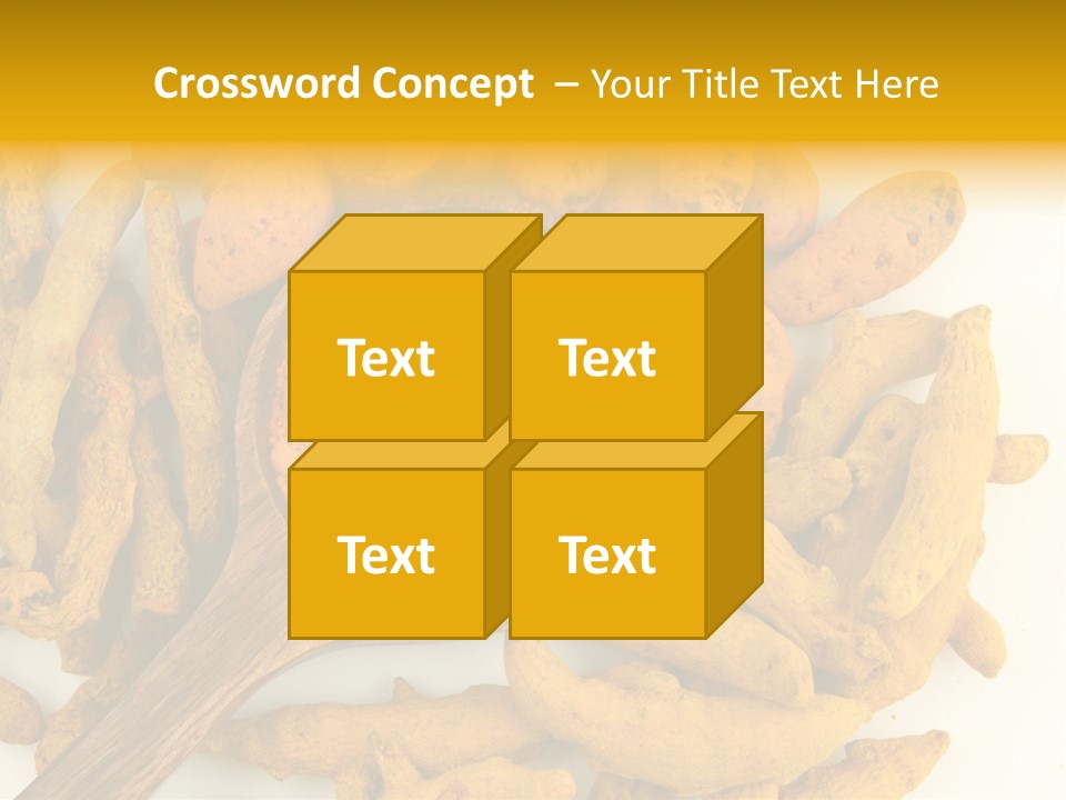 Condiment Spoon Ingredient PowerPoint Template
