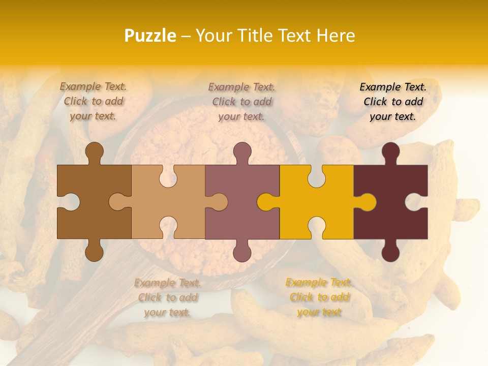 Condiment Spoon Ingredient PowerPoint Template