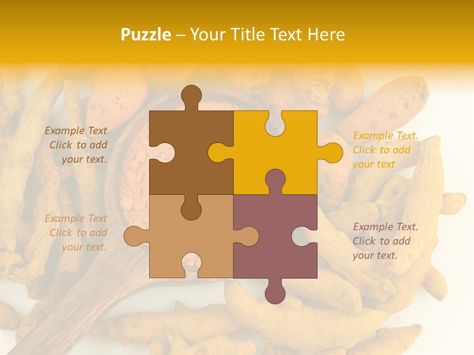 Condiment Spoon Ingredient PowerPoint Template