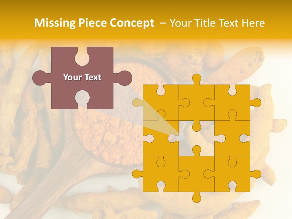 Condiment Spoon Ingredient PowerPoint Template