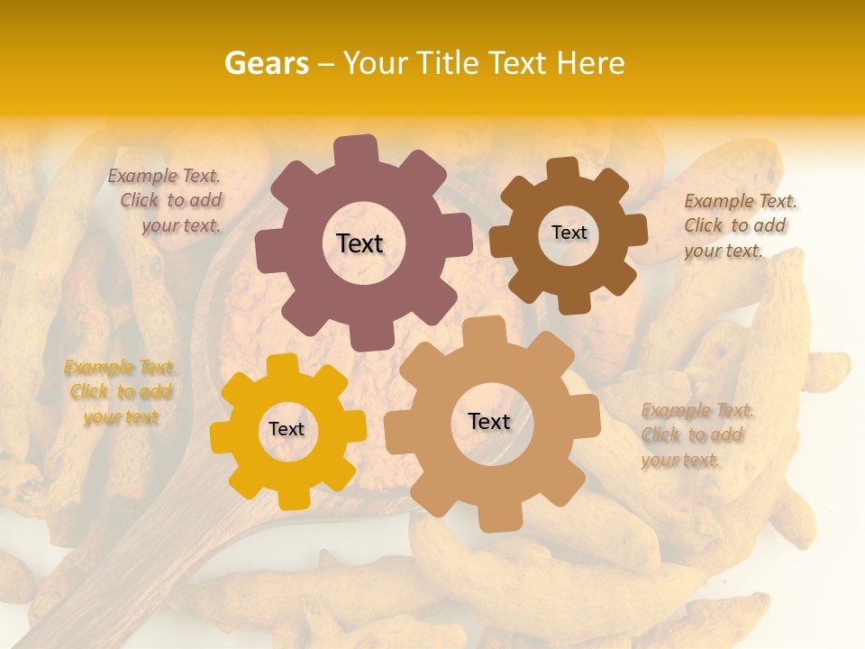Condiment Spoon Ingredient PowerPoint Template