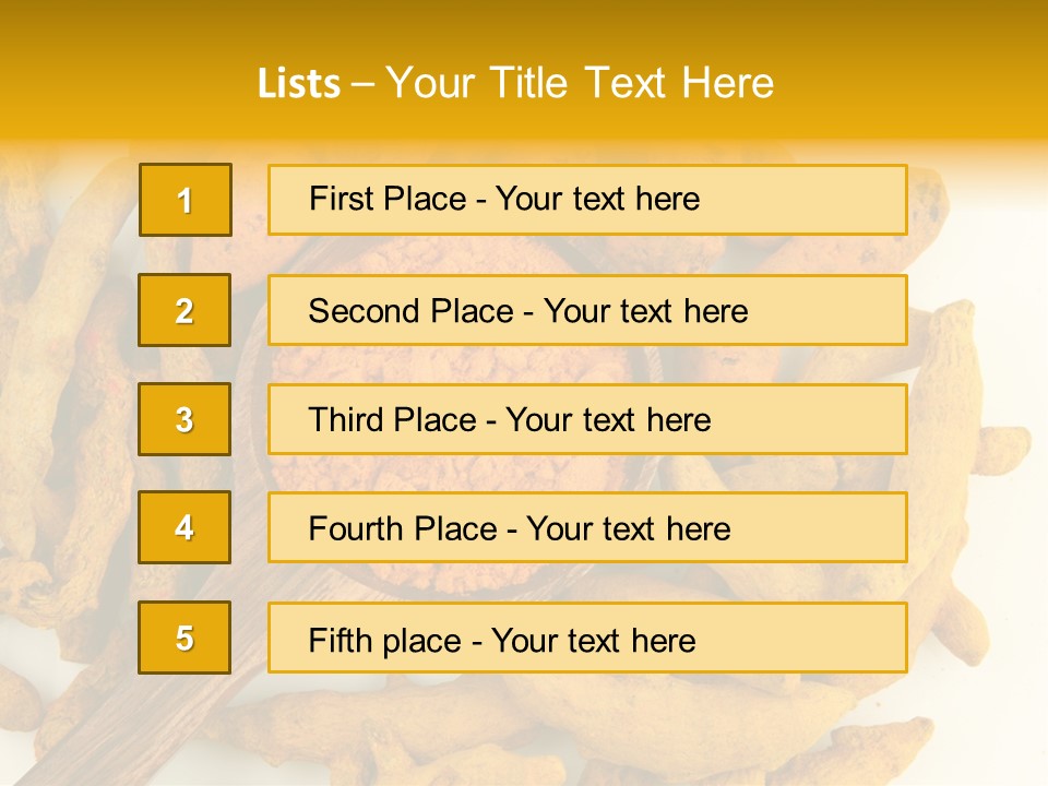 Condiment Spoon Ingredient PowerPoint Template