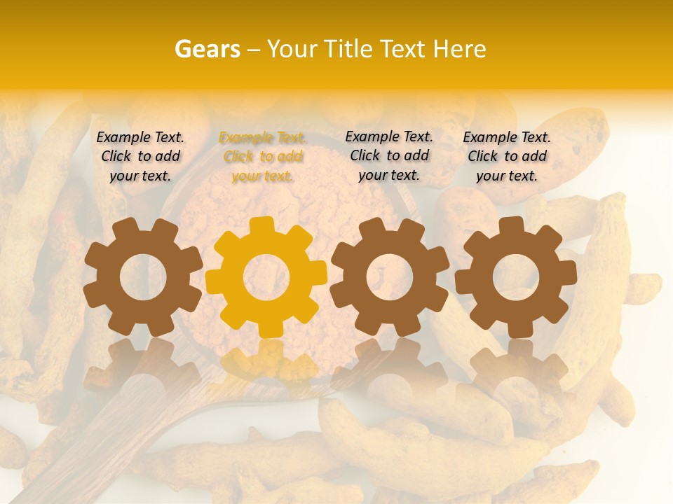 Condiment Spoon Ingredient PowerPoint Template