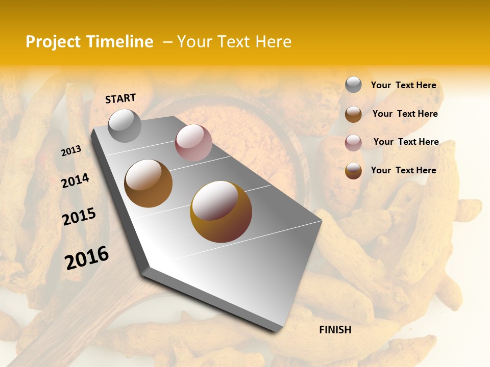 Condiment Spoon Ingredient PowerPoint Template