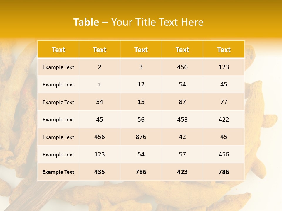 Condiment Spoon Ingredient PowerPoint Template