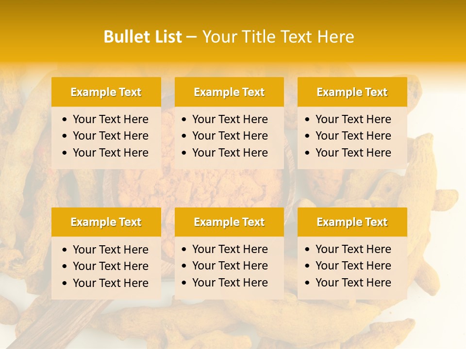 Condiment Spoon Ingredient PowerPoint Template