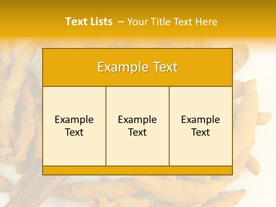 Condiment Spoon Ingredient PowerPoint Template