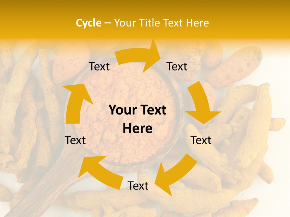 Condiment Spoon Ingredient PowerPoint Template