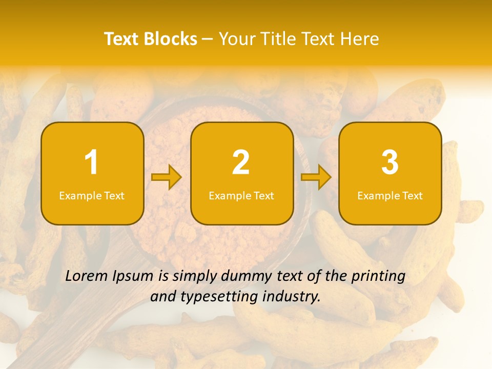 Condiment Spoon Ingredient PowerPoint Template