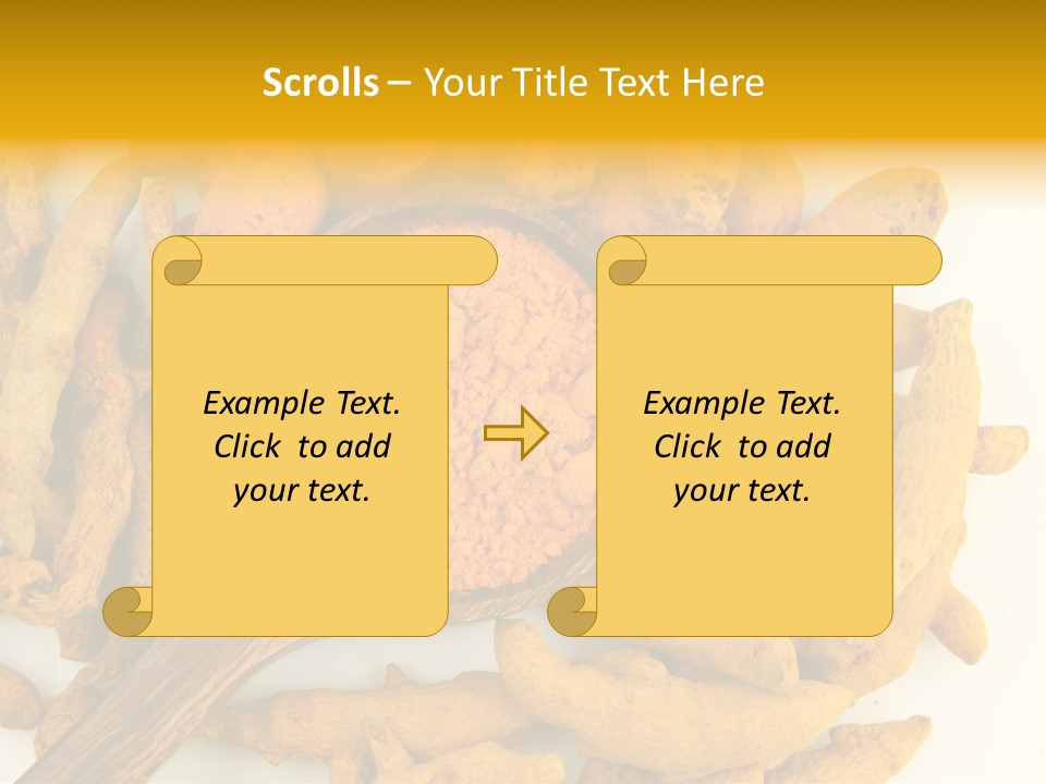 Condiment Spoon Ingredient PowerPoint Template