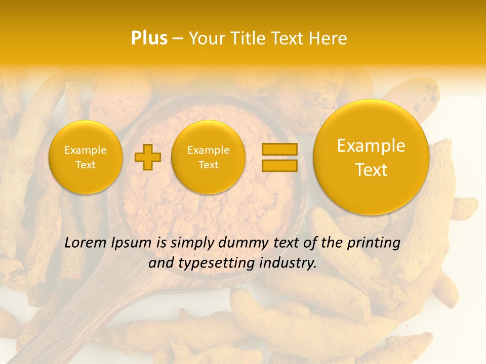 Condiment Spoon Ingredient PowerPoint Template