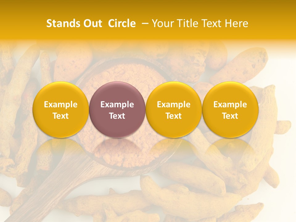 Condiment Spoon Ingredient PowerPoint Template