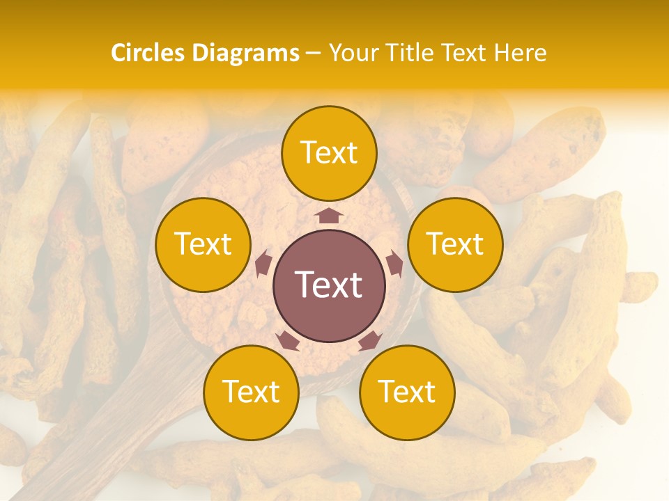 Condiment Spoon Ingredient PowerPoint Template