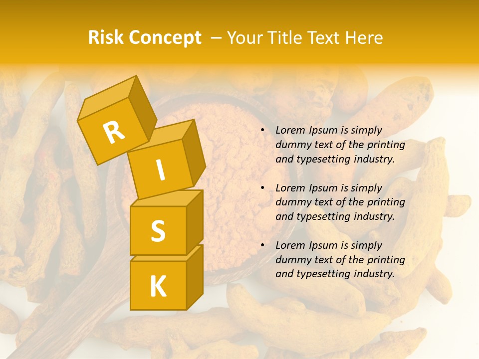 Condiment Spoon Ingredient PowerPoint Template