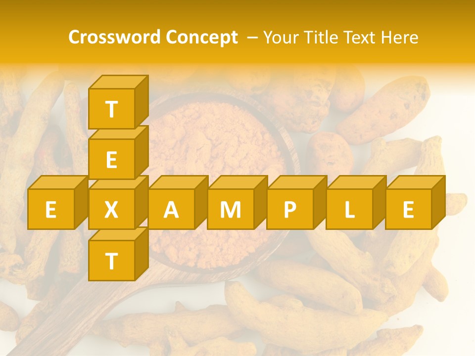 Condiment Spoon Ingredient PowerPoint Template