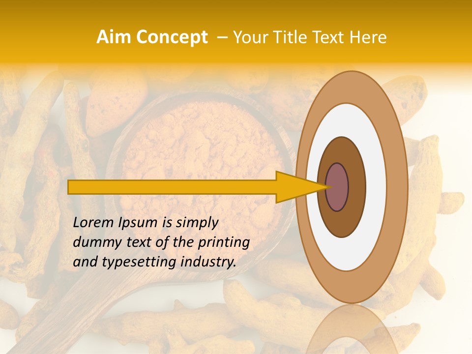 Condiment Spoon Ingredient PowerPoint Template