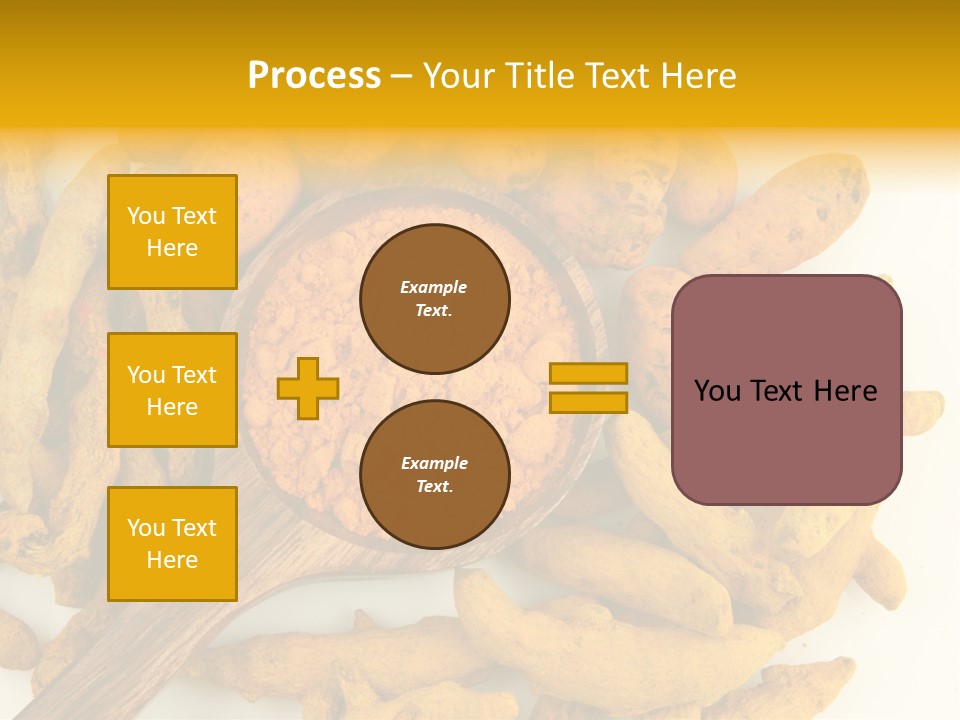 Condiment Spoon Ingredient PowerPoint Template