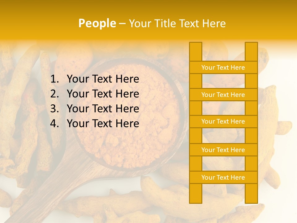 Condiment Spoon Ingredient PowerPoint Template
