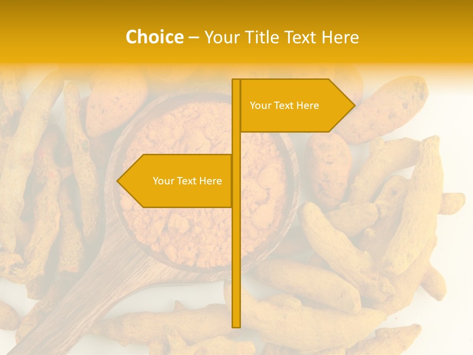 Condiment Spoon Ingredient PowerPoint Template