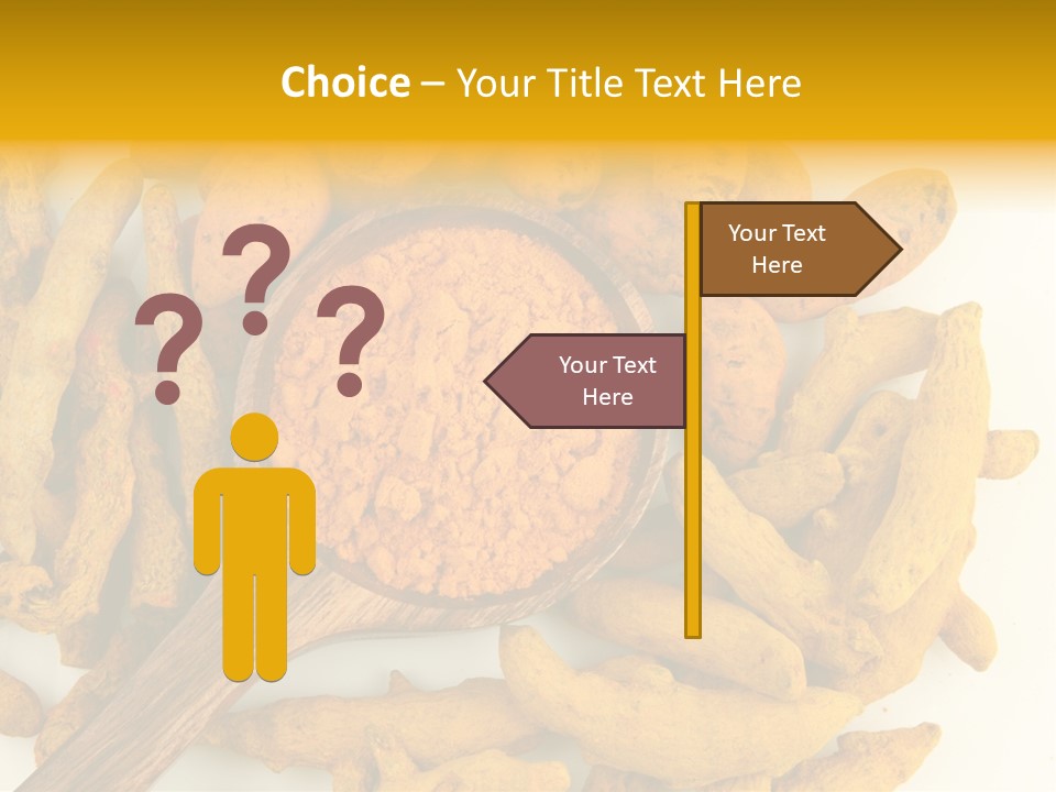 Condiment Spoon Ingredient PowerPoint Template