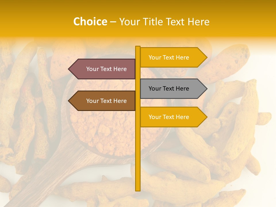 Condiment Spoon Ingredient PowerPoint Template