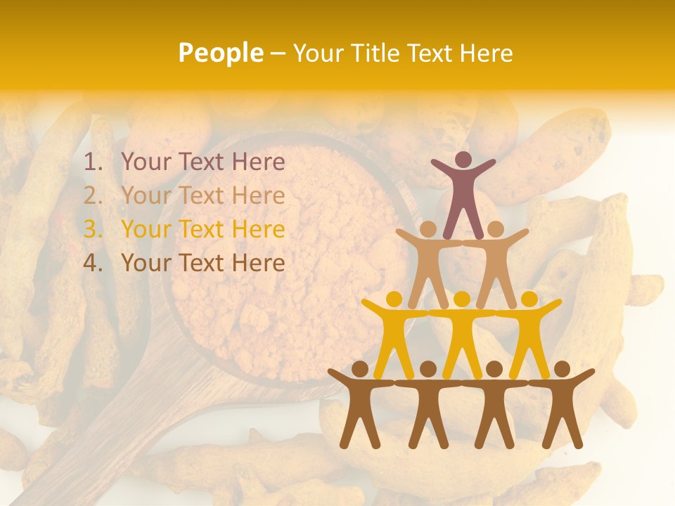 Condiment Spoon Ingredient PowerPoint Template