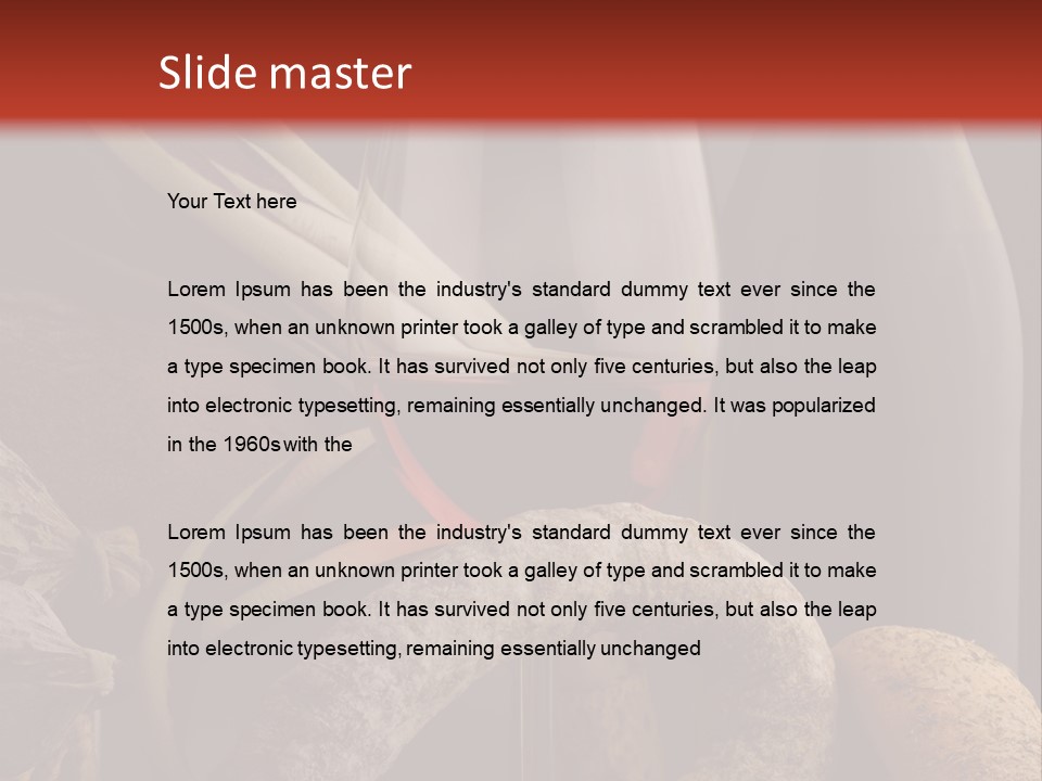 Delicacy Lament Specialty PowerPoint Template