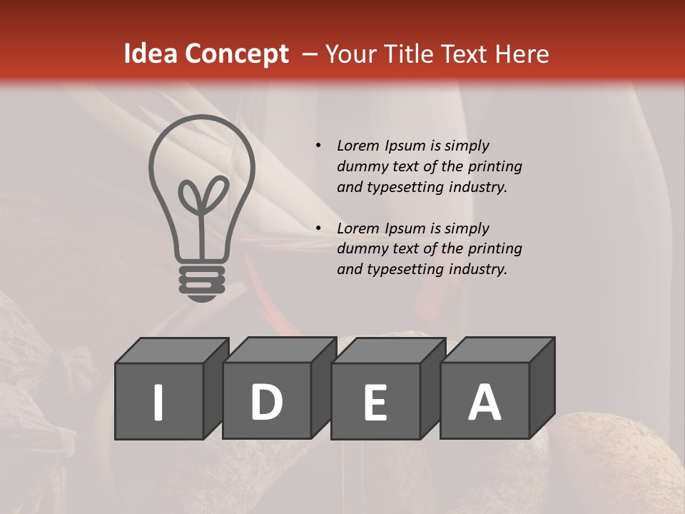Delicacy Lament Specialty PowerPoint Template