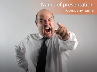 Office Show Bad PowerPoint Template