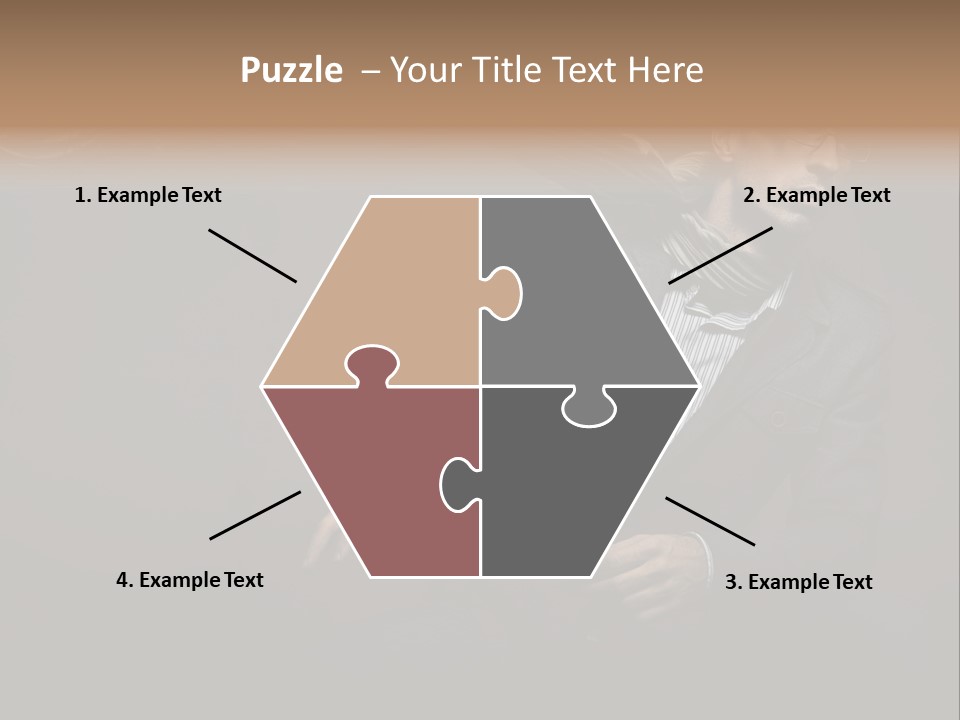 Business Light Expressions PowerPoint Template