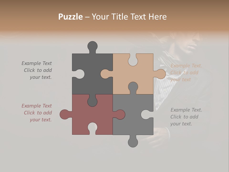 Business Light Expressions PowerPoint Template