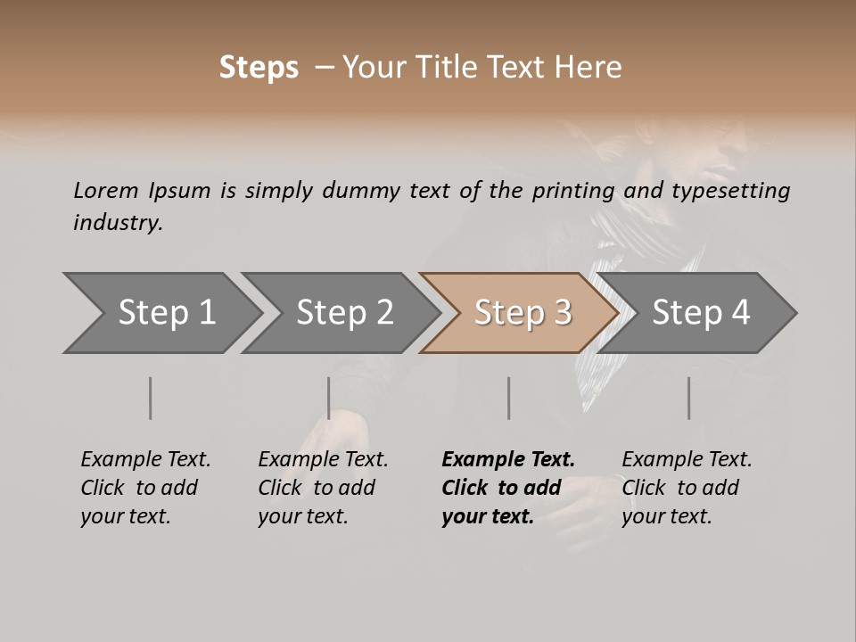Business Light Expressions PowerPoint Template