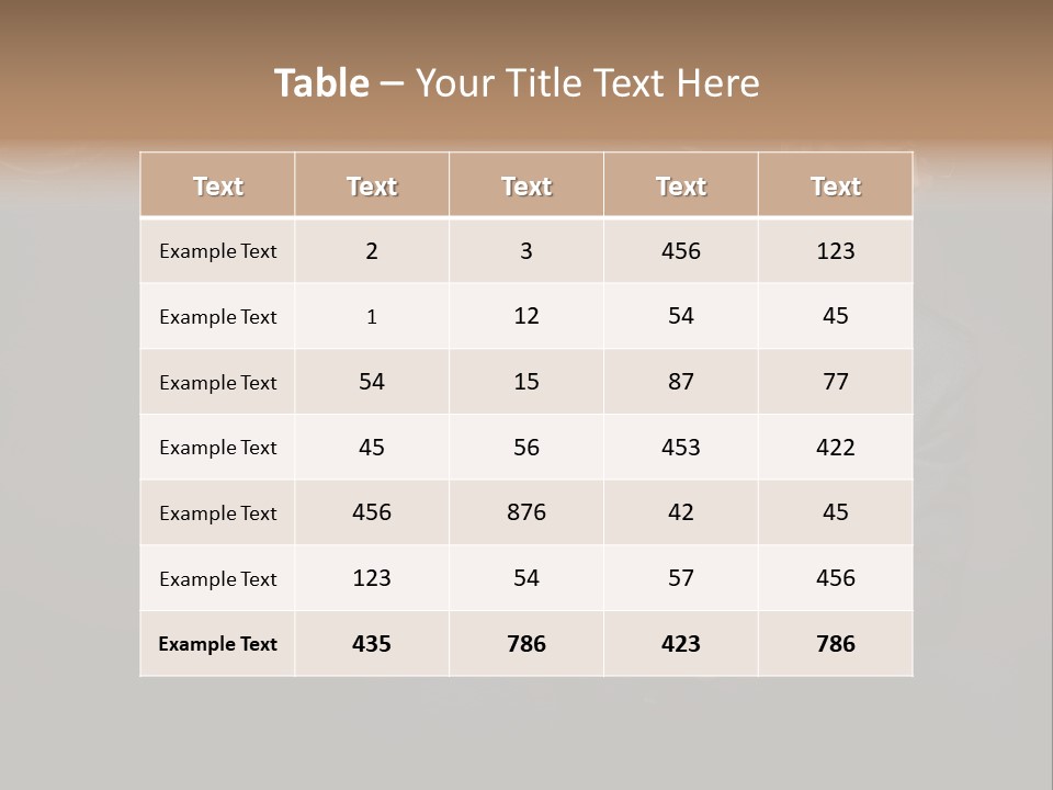 Business Light Expressions PowerPoint Template