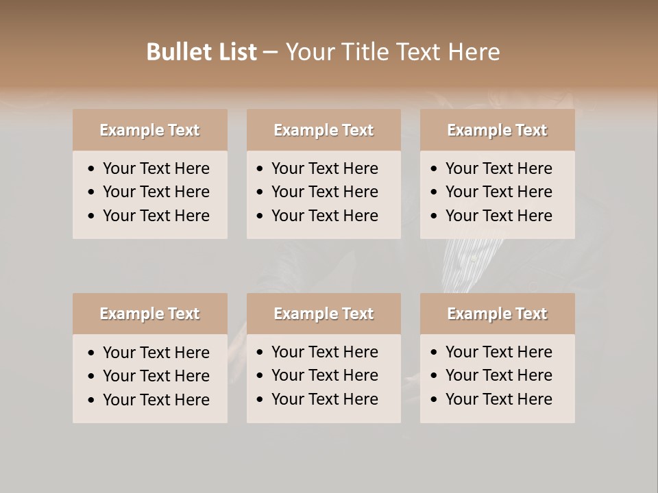 Business Light Expressions PowerPoint Template
