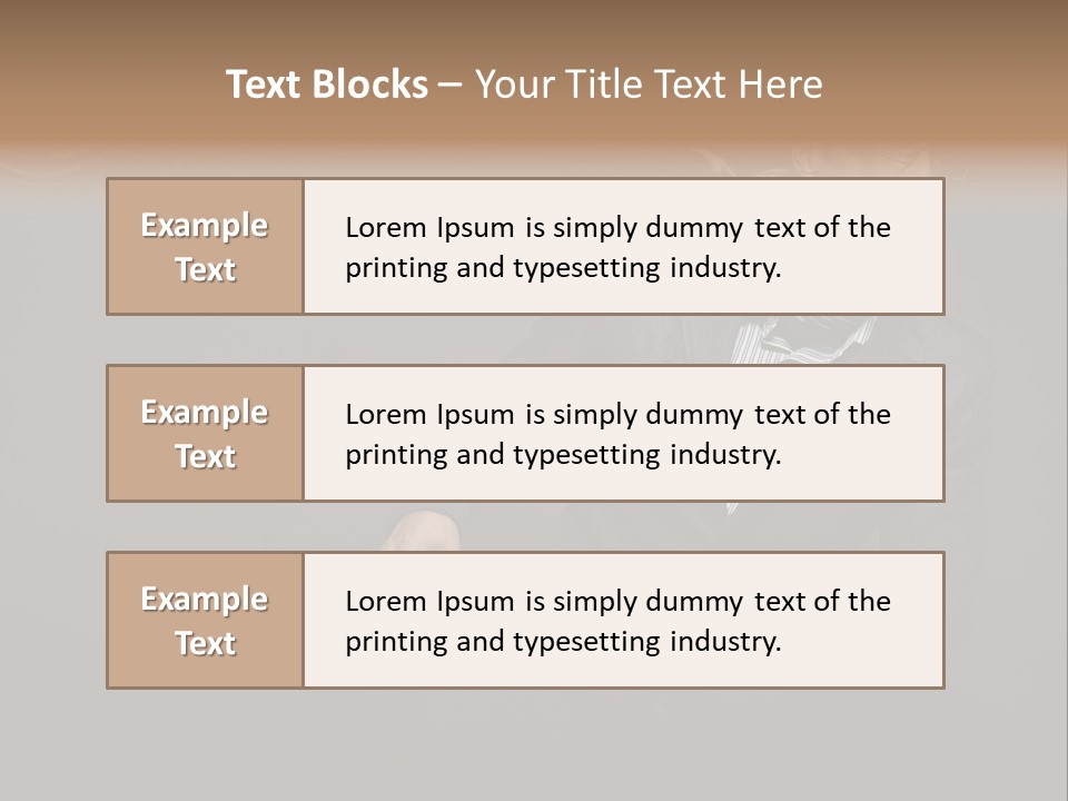 Business Light Expressions PowerPoint Template