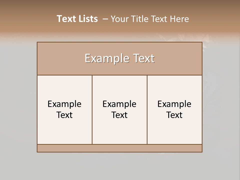Business Light Expressions PowerPoint Template
