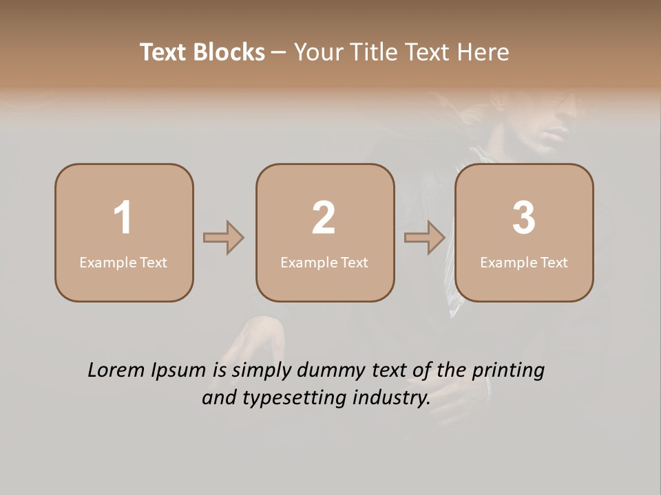 Business Light Expressions PowerPoint Template